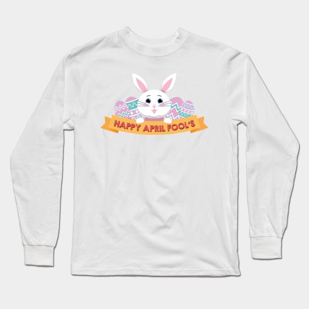 Happy Easter Fools Day April 1 2018 Long Sleeve T-Shirt by chrizy1688